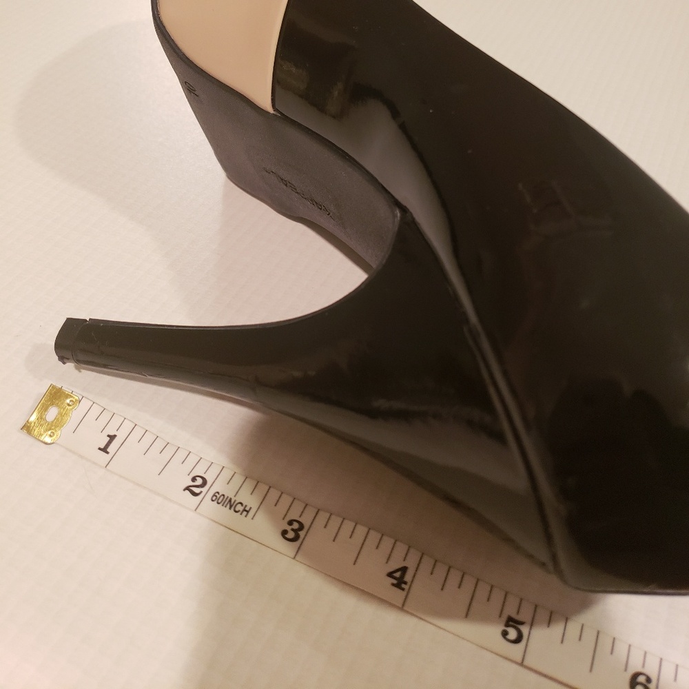 New Black/Cream Peep Toe Classic Xappeal Pumps - Picture 8 of 8